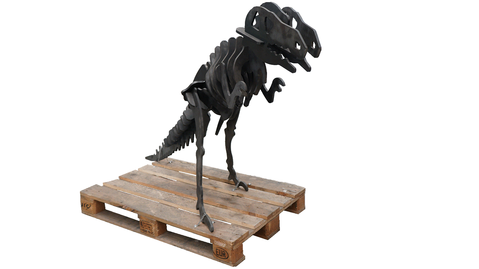 Laserskåret dinosaur-model